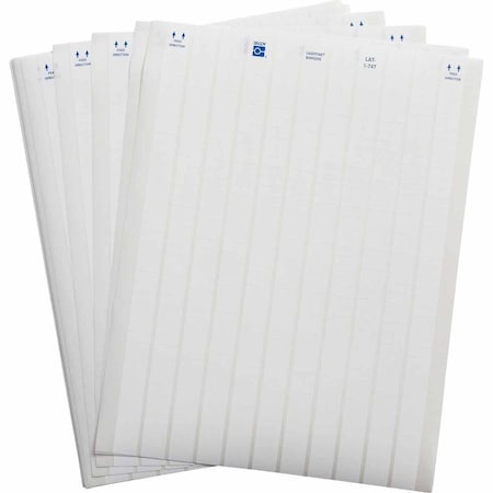 Brady Laser Printable Poly Lbl Blanks 0.25 in H x 0.3 in W White 12/PK LAT-1-747-10